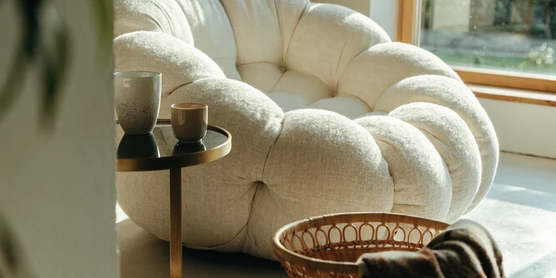 Double papasan chair