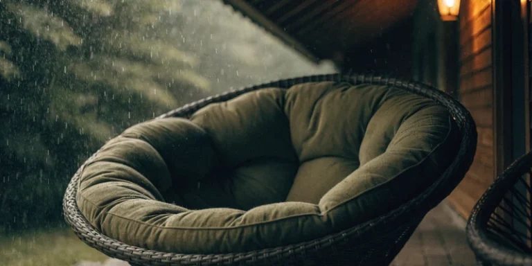 Outdoor papasan chair