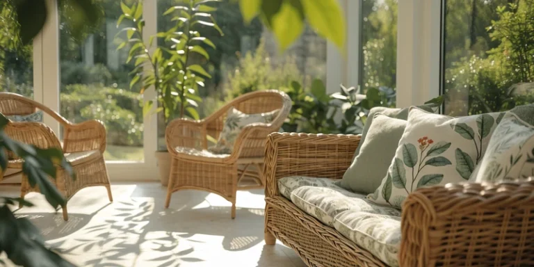 Wicker sunroom furniture